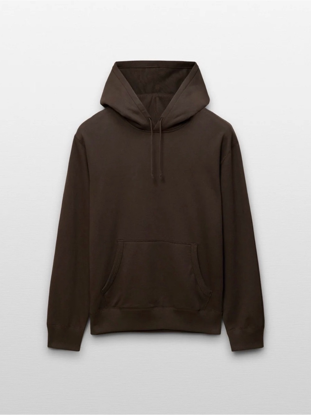 NEW Reigning Champ Midweight Terry Standard Hoodie in Coffee Brown, size L